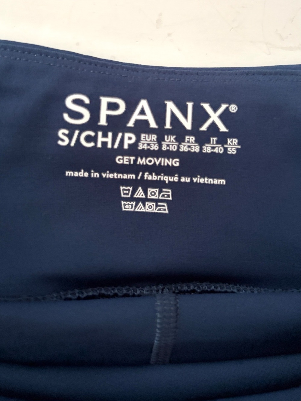 SPANX SPANXshape™ Get Moving 17-Inch Skort Tennis Golf Skirt Navy Blue Small - Picture 5 of 15